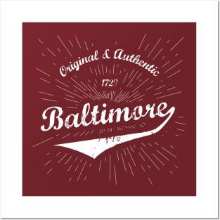 Original Baltimore, MD Shirt Posters and Art
